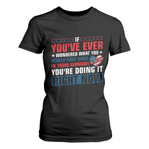 Anti Fascist T Shirt For Women Political Activism Human Rights TS10 Black Print Your Wear