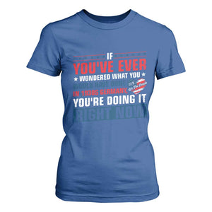 Anti Fascist T Shirt For Women Political Activism Human Rights TS10 Royal Blue Print Your Wear