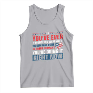 Anti Fascist Tank Top Political Activism Human Rights TS10 Athletic Heather Print Your Wear