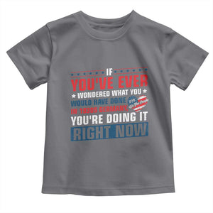 Anti Fascist Toddler T Shirt Political Activism Human Rights TS10 Charcoal Print Your Wear