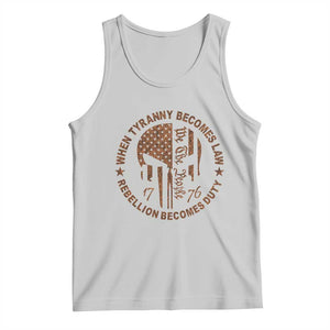 When Tyranny Becomes Law Rebellion Becomes Duty Tank Top We The People 1776 US Flag TS10 Ash Print Your Wear