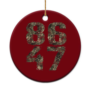 Retro 8647 Ceramic Ornament Vintage Camouflage Camo Skull TS10 1pc Red Print Your Wear