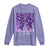 Military Child Coquette Bow Long Sleeve Shirt Purple Up Camo Kids Girls TS10 Violet Print Your Wear