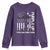 Purple Up For Military Kids Youth Sweatshirt Camo American Flag Military Child Month USA Camouflage TS10 Purple Print Your Wear