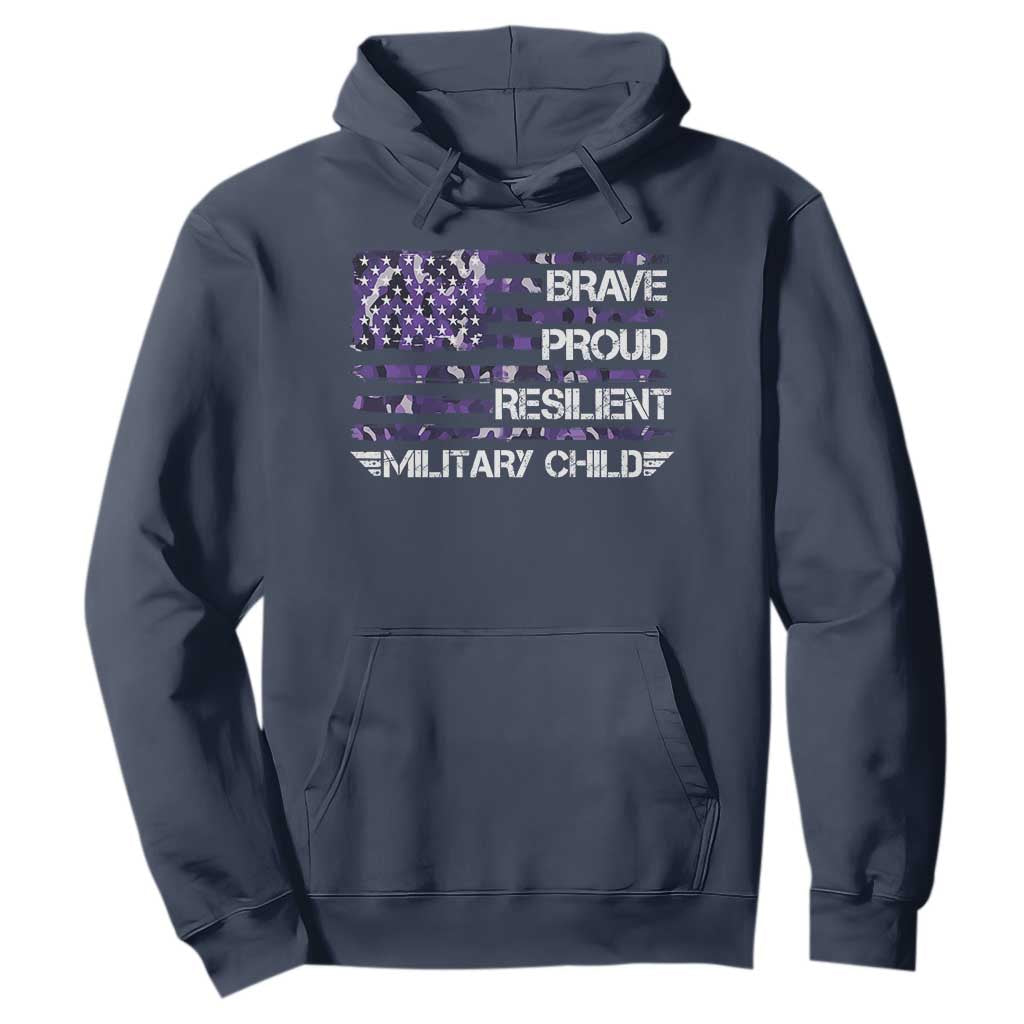 Military Kids Military Child Hoodie Camo American Flag USA Camouflage TS10 Navy Print Your Wear