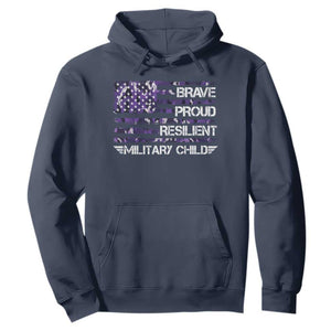 Military Kids Military Child Hoodie Camo American Flag USA Camouflage TS10 Navy Print Your Wear