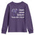 Military Kids Military Child Youth Sweatshirt Camo American Flag USA Camouflage TS10 Purple Print Your Wear