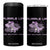 Purple Up For Military Kids 4 in 1 Can Cooler Tumbler Military Child Month Army Dinosaur Dino TS10 One Size: 16 oz Black Print Your Wear