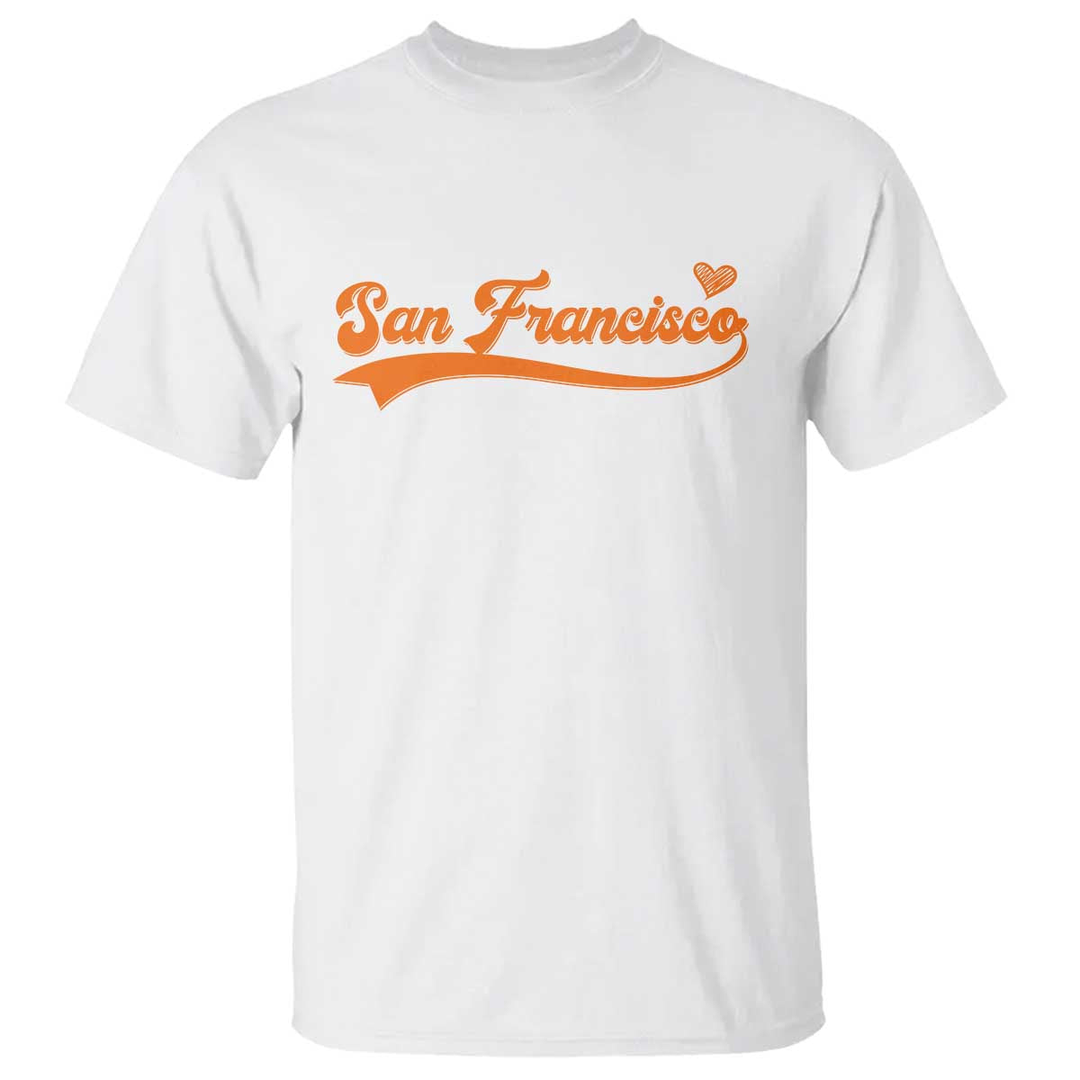 San Francisco T Shirt SF Varsity California Script Vintage Sports Jersey Style TS10 White Print Your Wear