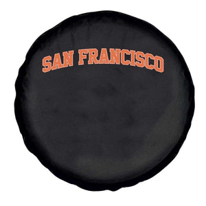 San Francisco Spare Tire Cover California SF Varsity Vintage Sports Jersey Style TS10 Print Your Wear