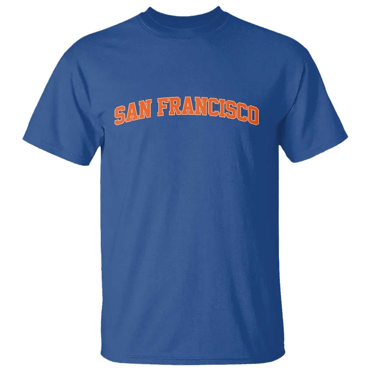 San Francisco T Shirt California SF Varsity Vintage Sports Jersey Style TS10 Royal Blue Print Your Wear