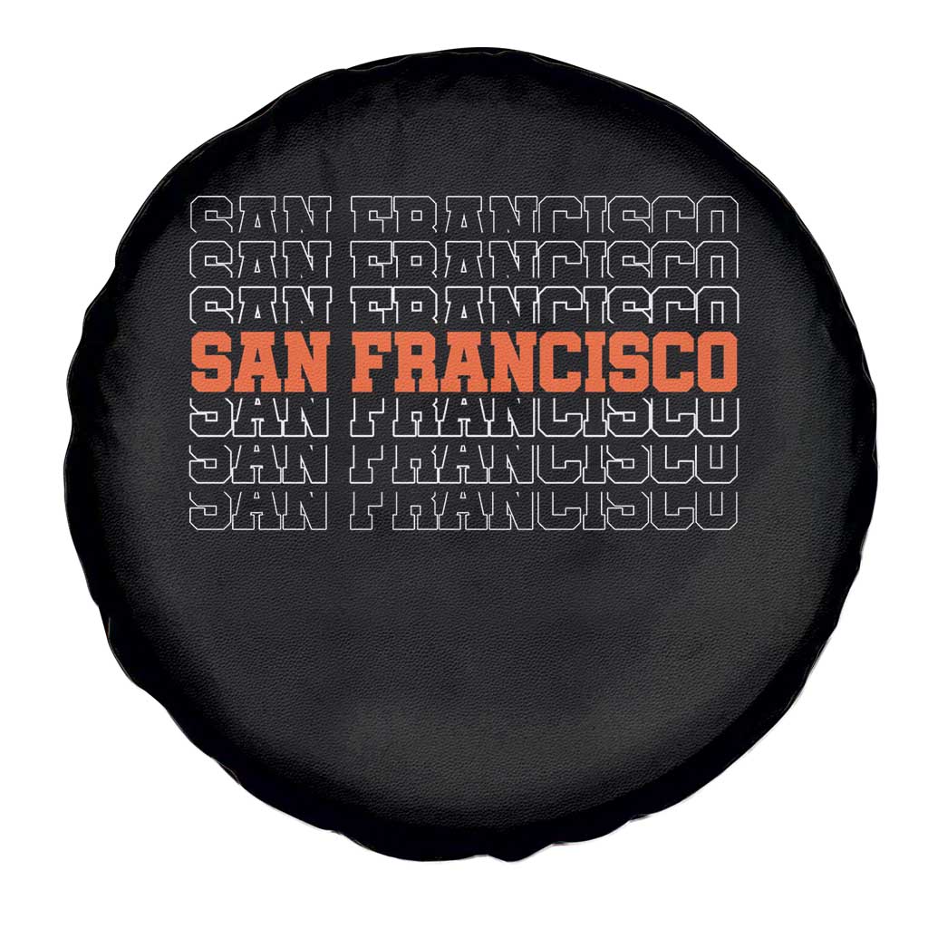 Vintage San Francisco Spare Tire Cover California SF Retro Sports Style TS10 Print Your Wear