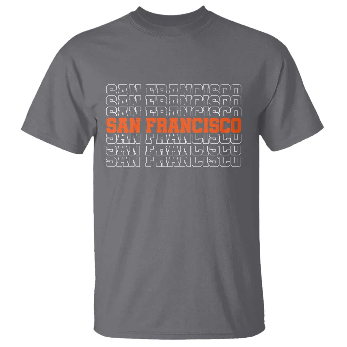 Vintage San Francisco T Shirt California SF Retro Sports Style TS10 Charcoal Print Your Wear
