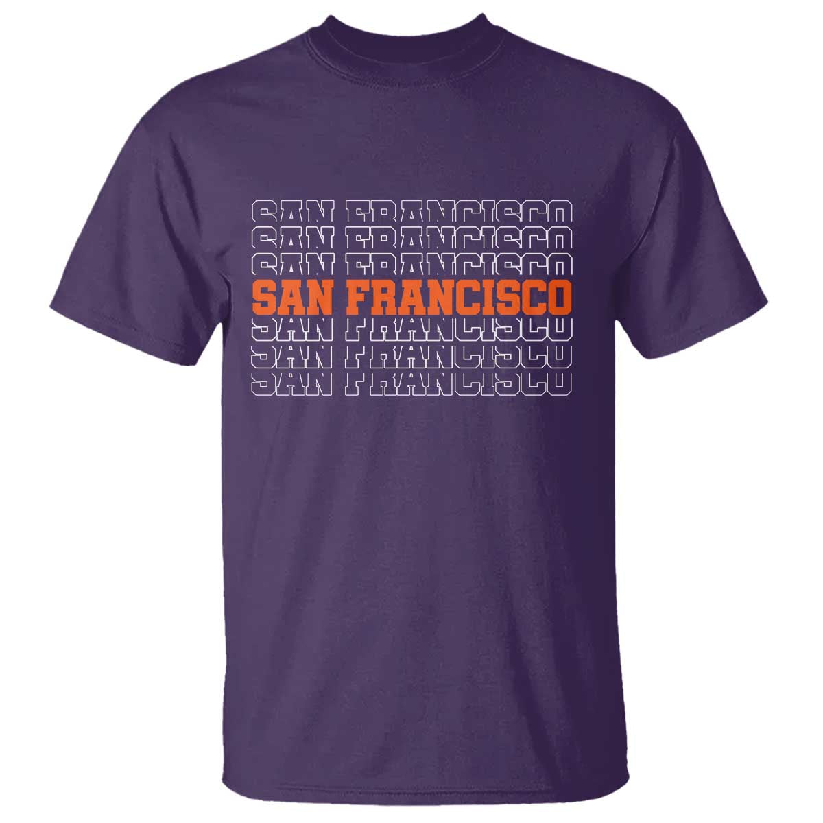 Vintage San Francisco T Shirt California SF Retro Sports Style TS10 Purple Print Your Wear