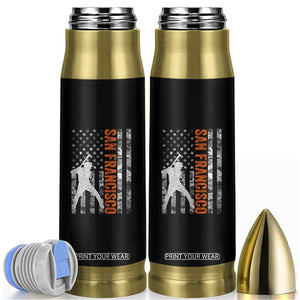 San Francisco Bullet Tumbler SF Baseball Player American Flag USA Camo Patriotic TS10 Black Print Your Wear