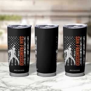 San Francisco Tumbler Cup SF Baseball Player American Flag USA Camo Patriotic TS10 Print Your Wear