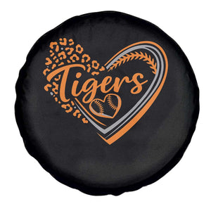 Vintage Tiger Spare Tire Cover Sports Fan Team Spirit Mascot Cute Leopard Heart TS10 Print Your Wear