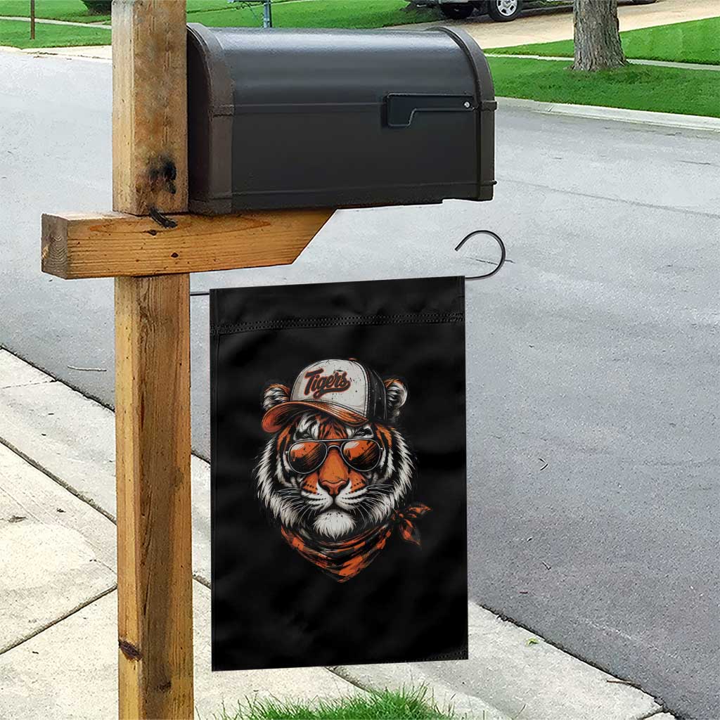 Tiger Mascot Garden Flag Vintage Sports Name TS10 Print Your Wear