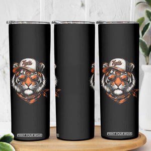 Tiger Mascot Skinny Tumbler Vintage Sports Name TS10 Print Your Wear