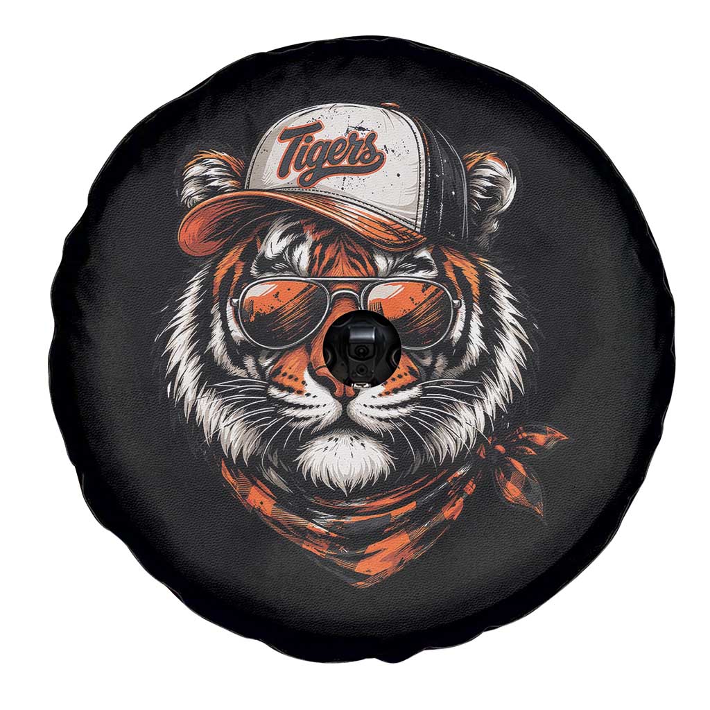 Tiger Mascot Spare Tire Cover Vintage Sports Name TS10 Print Your Wear