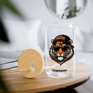 Tiger Mascot Glass Can Vintage Sports Name Baseball Cap Sunglasses TS10 Print Your Wear