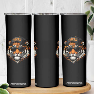 Tiger Mascot Skinny Tumbler Vintage Sports Name Baseball Cap Sunglasses TS10 Print Your Wear