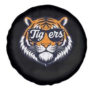 Tiger Face Spare Tire Cover Vintage Sports Name TS10 Print Your Wear