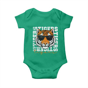 Vintage Tigers Baby Onesie Vintage Sports Inspirational Athletic Name TS10 Irish Green Print Your Wear