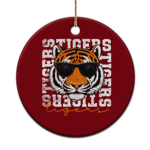 Vintage Tigers Ceramic Ornament Vintage Sports Inspirational Athletic Name TS10 1pc Red Print Your Wear