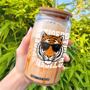 Vintage Tigers Glass Can Vintage Sports Inspirational Athletic Name TS10 Black Print Your Wear