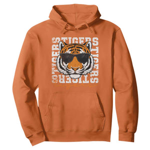 Vintage Tigers Hoodie Vintage Sports Inspirational Athletic Name TS10 Orange Print Your Wear