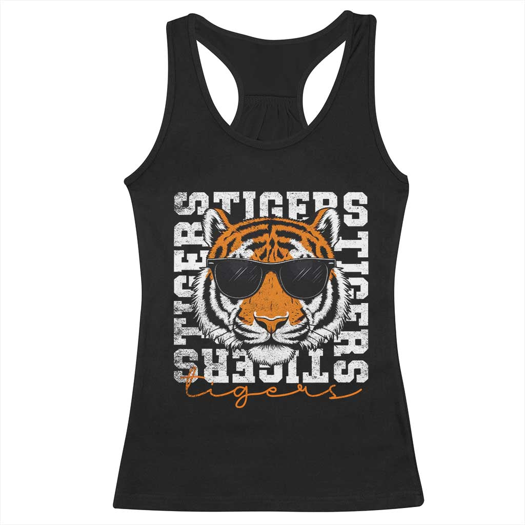 Vintage Tigers Racerback Tank Top Vintage Sports Inspirational Athletic Name TS10 Black Print Your Wear