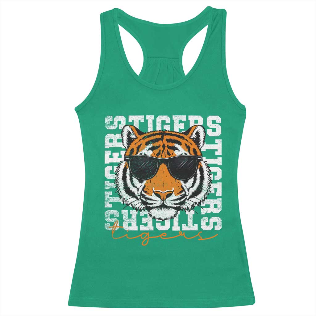 Vintage Tigers Racerback Tank Top Vintage Sports Inspirational Athletic Name TS10 Irish Green Print Your Wear