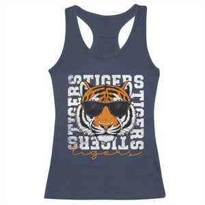 Vintage Tigers Racerback Tank Top Vintage Sports Inspirational Athletic Name TS10 Navy Print Your Wear