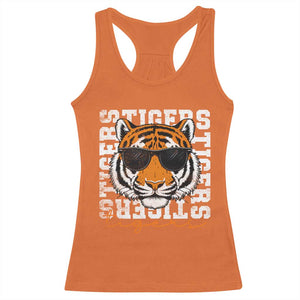 Vintage Tigers Racerback Tank Top Vintage Sports Inspirational Athletic Name TS10 Orange Print Your Wear