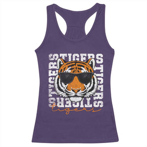 Vintage Tigers Racerback Tank Top Vintage Sports Inspirational Athletic Name TS10 Purple Print Your Wear