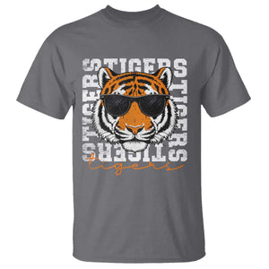 Vintage Tigers T Shirt Vintage Sports Inspirational Athletic Name TS10 Charcoal Print Your Wear