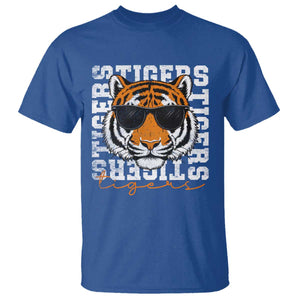 Vintage Tigers T Shirt Vintage Sports Inspirational Athletic Name TS10 Royal Blue Print Your Wear
