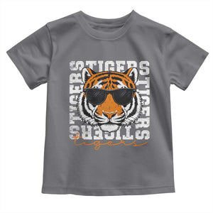 Vintage Tigers Toddler T Shirt Vintage Sports Inspirational Athletic Name TS10 Charcoal Print Your Wear
