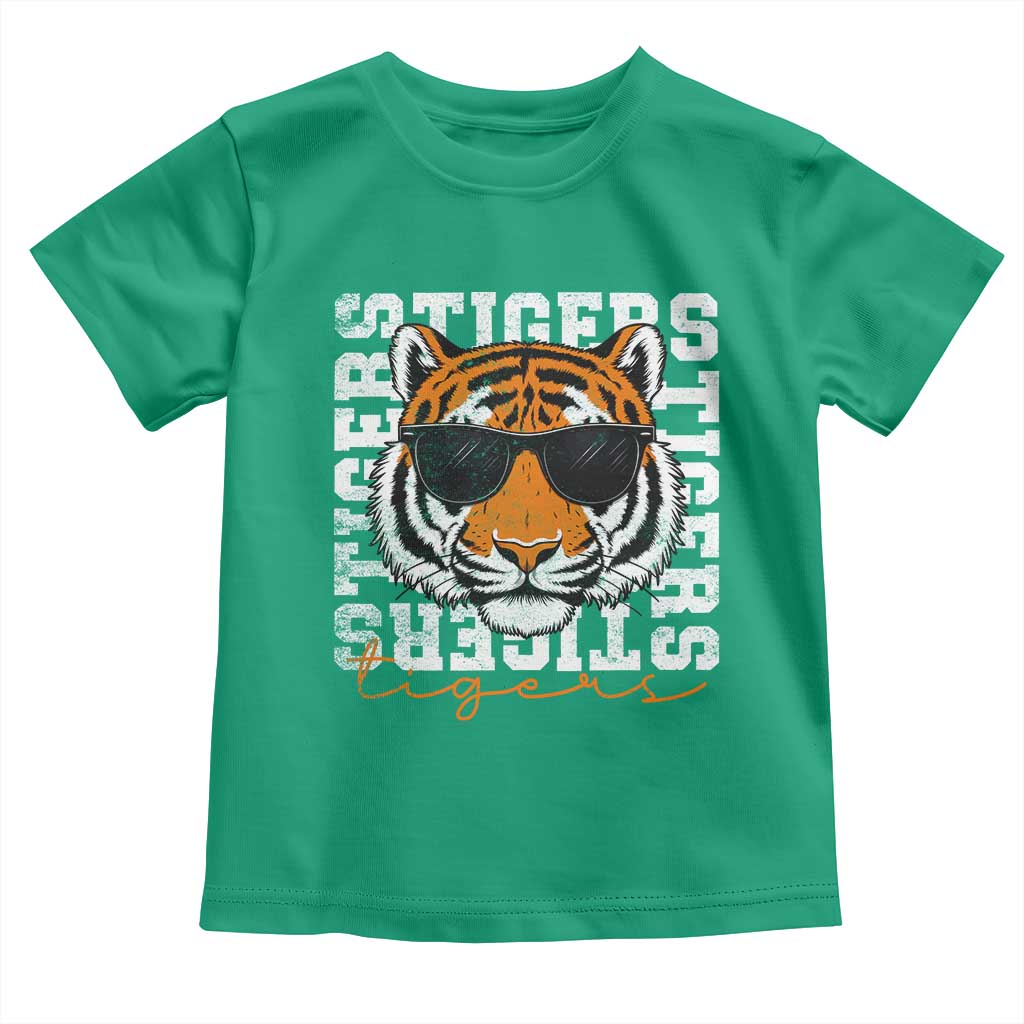 Vintage Tigers Toddler T Shirt Vintage Sports Inspirational Athletic Name TS10 Irish Green Print Your Wear