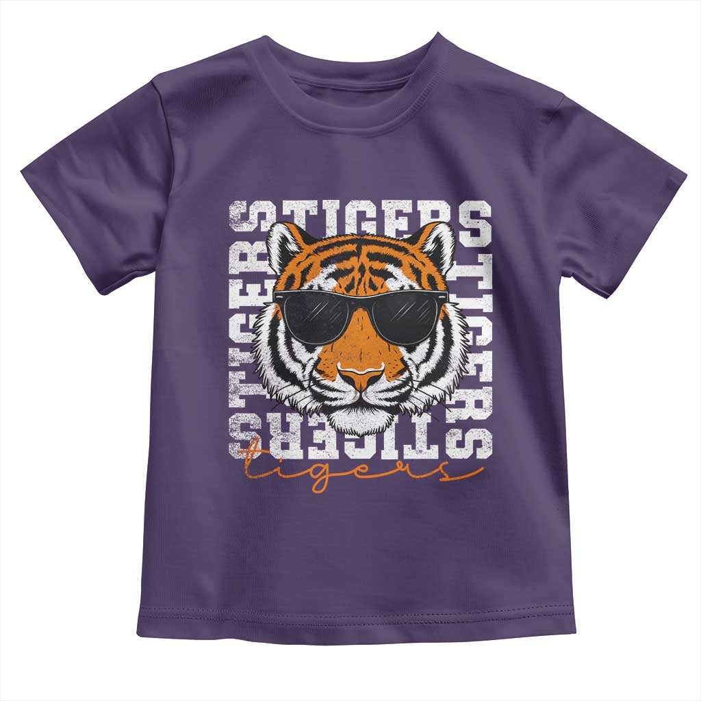 Vintage Tigers Toddler T Shirt Vintage Sports Inspirational Athletic Name TS10 Purple Print Your Wear