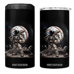 Astronaut Baseball Player 4 in 1 Can Cooler Tumbler Distressed Houston Clutch City Sports Fans TS10 One Size: 16 oz Black Print Your Wear