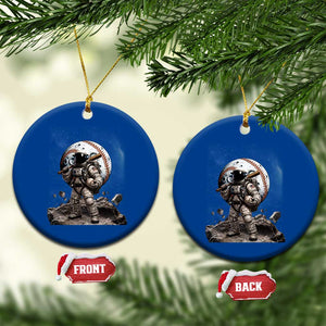 Astronaut Baseball Player Ceramic Ornament Distressed Houston Clutch City Sports Fans TS10 1pc Blue Print Your Wear