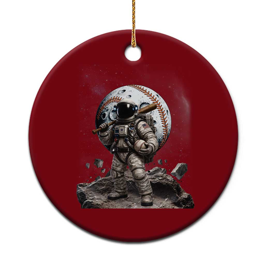 Astronaut Baseball Player Ceramic Ornament Distressed Houston Clutch City Sports Fans TS10 1pc Red Print Your Wear