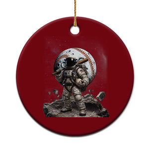 Astronaut Baseball Player Ceramic Ornament Distressed Houston Clutch City Sports Fans TS10 1pc Red Print Your Wear