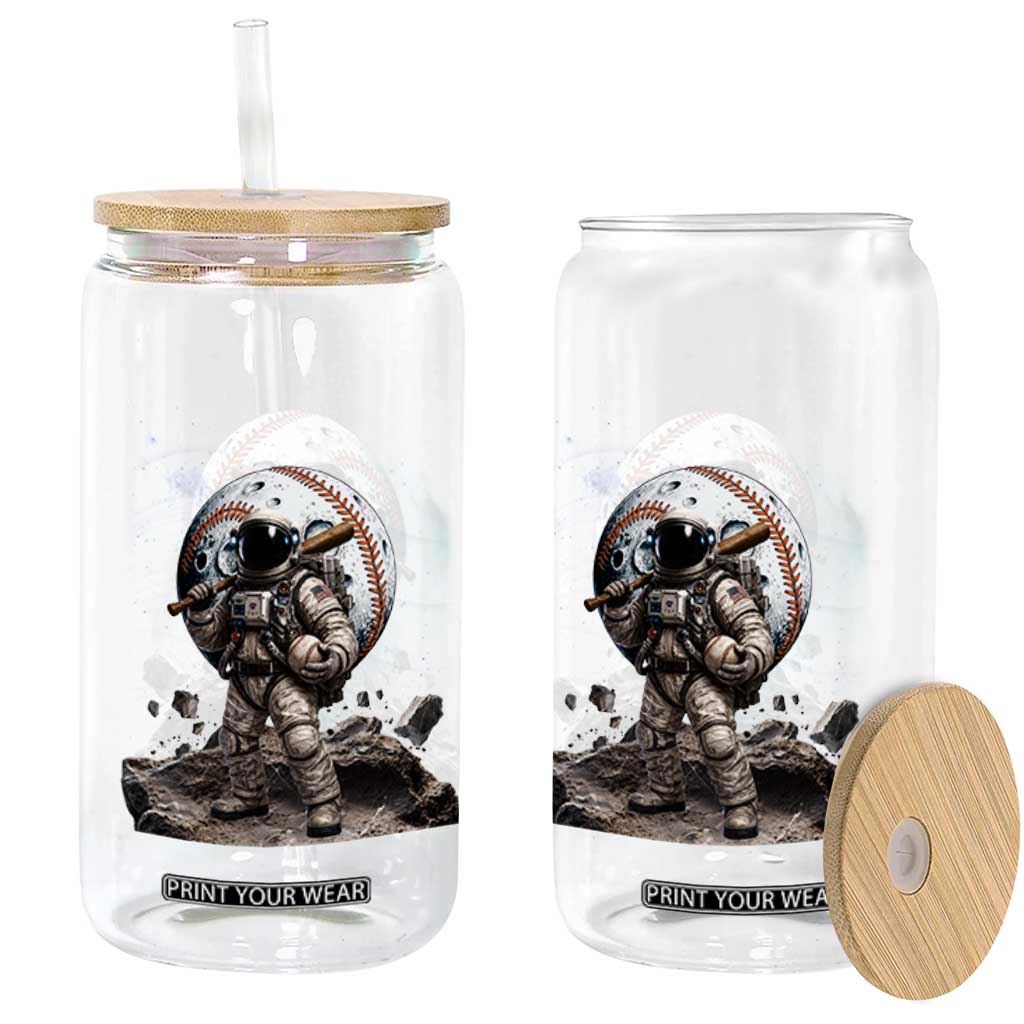Astronaut Baseball Player Glass Can Distressed Houston Clutch City Sports Fans TS10 Print Your Wear