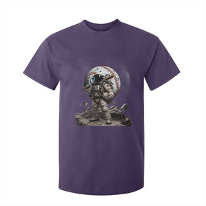Astronaut Baseball Player T Shirt For Kid Distressed Houston Clutch City Sports Fans TS10 Purple Print Your Wear