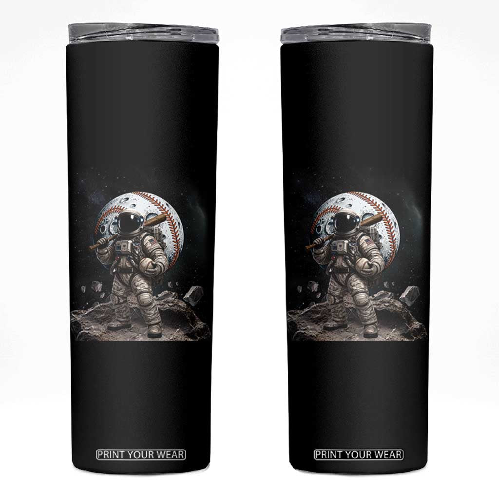 Astronaut Baseball Player Skinny Tumbler Distressed Houston Clutch City Sports Fans TS10 Black Print Your Wear