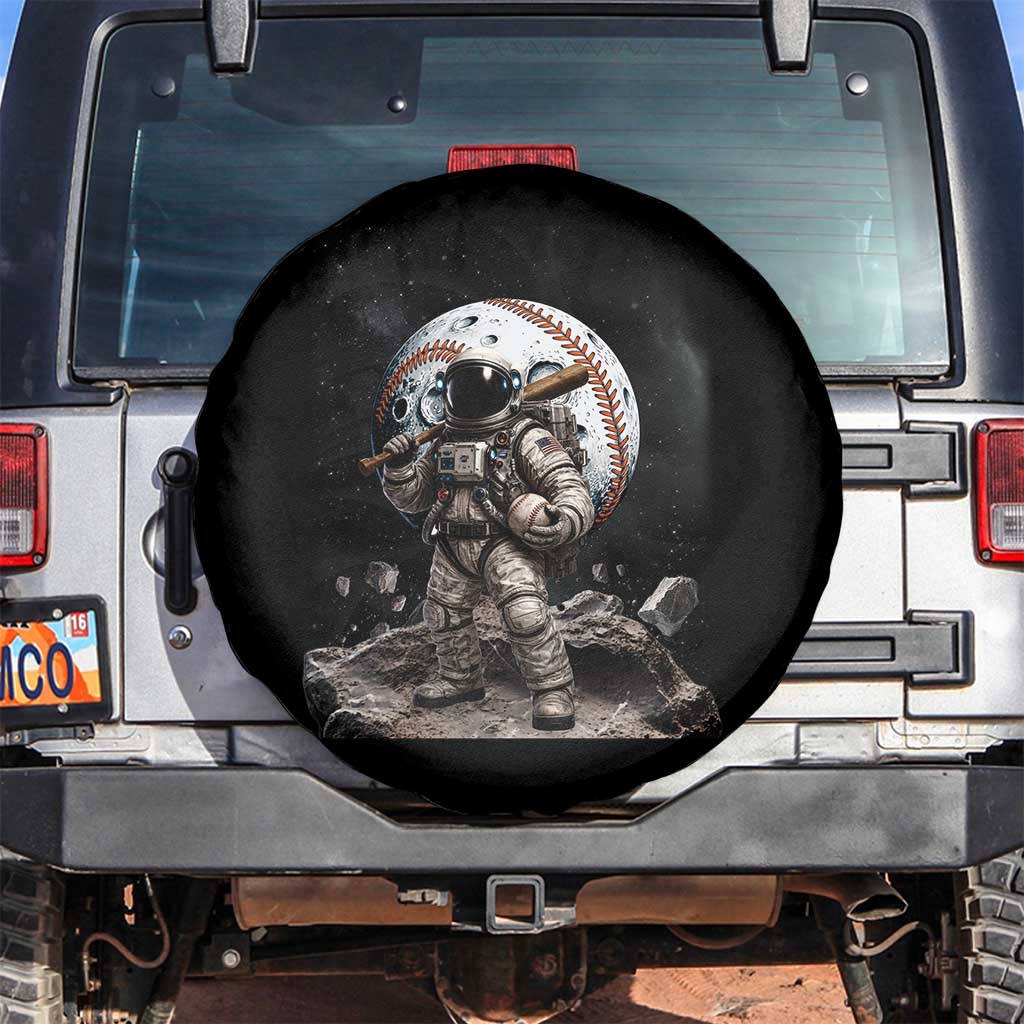 Astronaut Baseball Player Spare Tire Cover Distressed Houston Clutch City Sports Fans TS10 No hole Black Print Your Wear