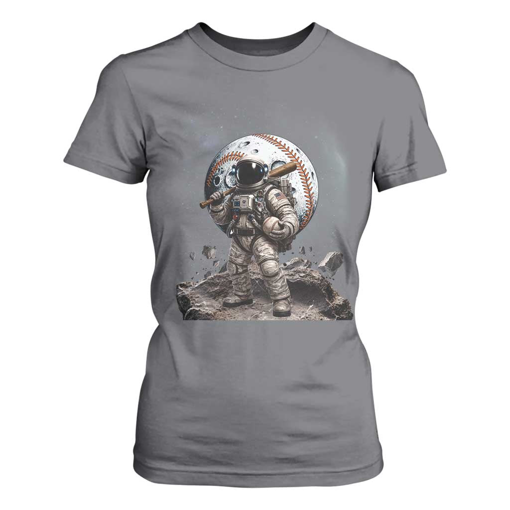 Astronaut Baseball Player T Shirt For Women Distressed Houston Clutch City Sports Fans TS10 Charcoal Print Your Wear